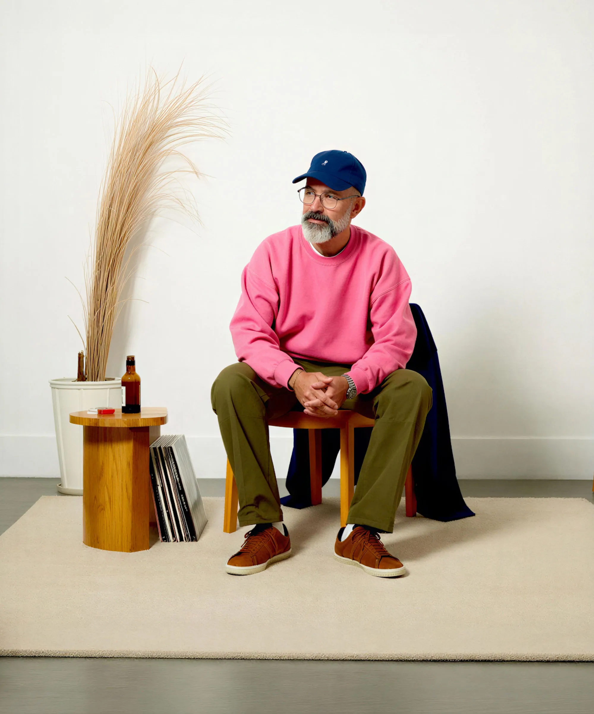 Man In Minimalist Setting