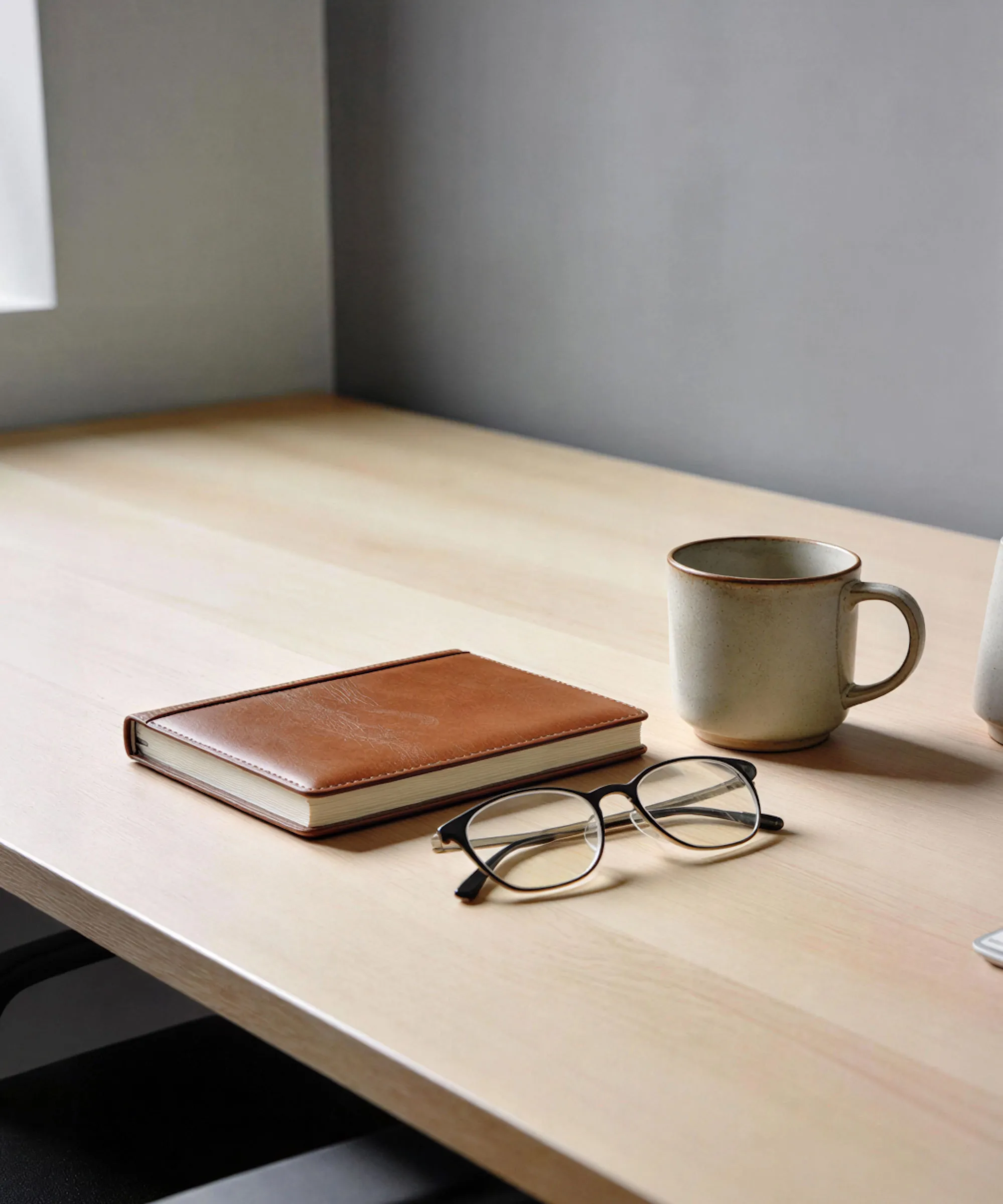Minimalist Desk Scene