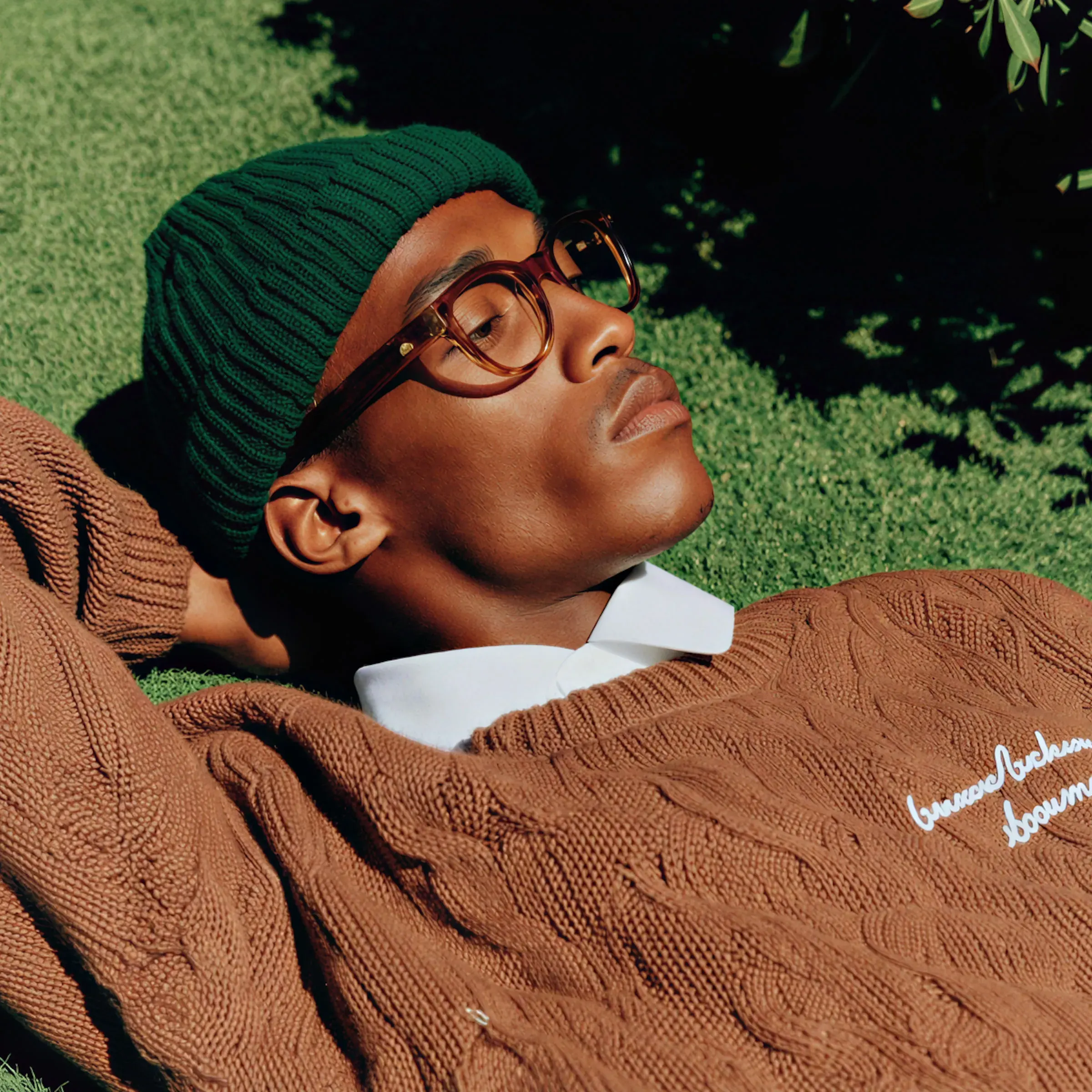 Man Relaxing Outdoors